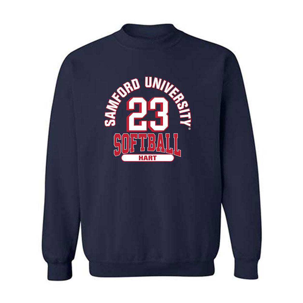 Samford - NCAA Softball : Katie Hart - Classic Fashion Shersey Crewneck Sweatshirt-0