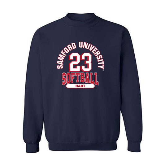 Samford - NCAA Softball : Katie Hart - Classic Fashion Shersey Crewneck Sweatshirt-0