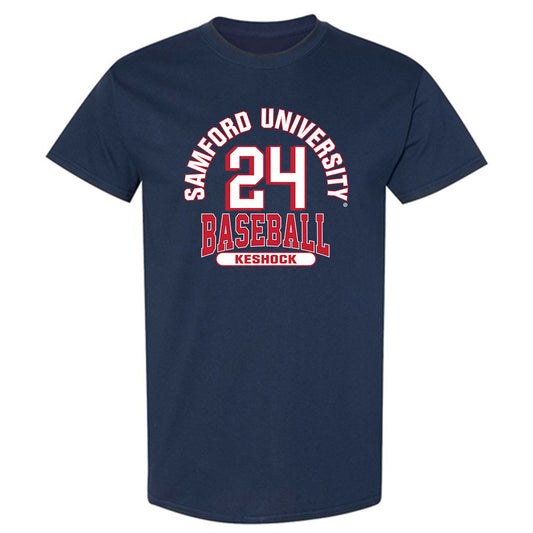 Samford - NCAA Baseball : Cameron Keshock - Classic Fashion Shersey T-Shirt-0