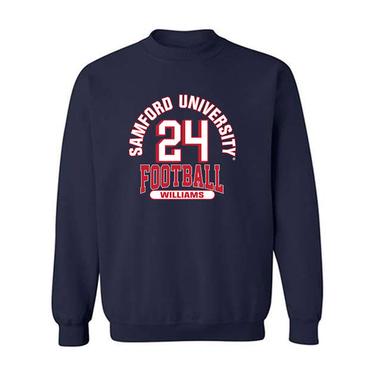 Samford - NCAA Football : Tristan Williams - Classic Fashion Shersey Crewneck Sweatshirt-0