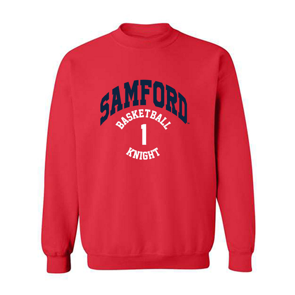 Samford - NCAA Women's Basketball : Jada Knight - Classic Fashion Shersey Crewneck Sweatshirt-0