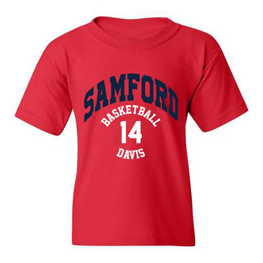 Samford - NCAA Men's Basketball : Brody Davis - Classic Fashion Shersey Youth T-Shirt