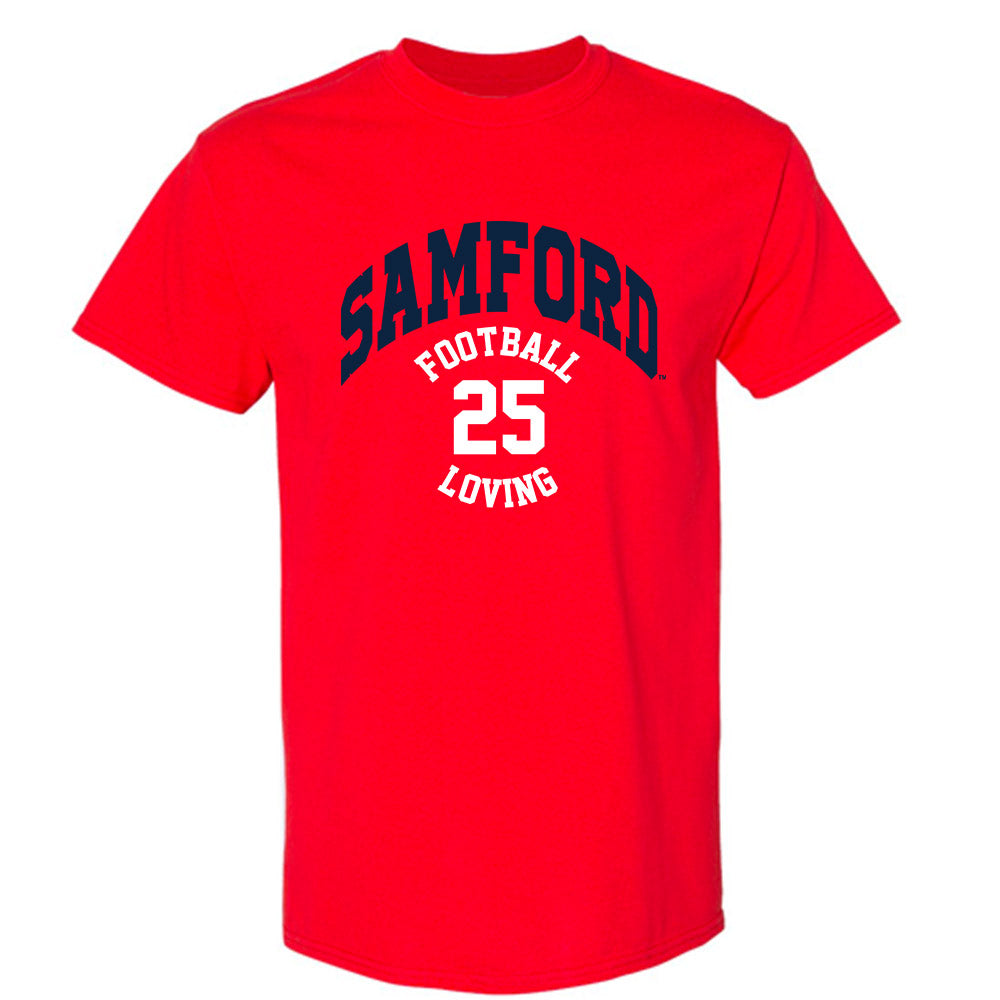 Samford - NCAA Football : Jadon Loving - Classic Fashion Shersey T-Shirt