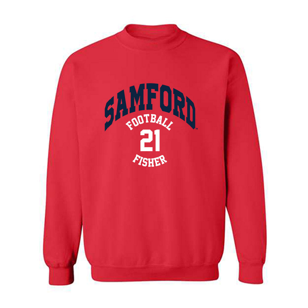 Samford - NCAA Football : Ethan Fisher - Classic Fashion Shersey Crewneck Sweatshirt-0