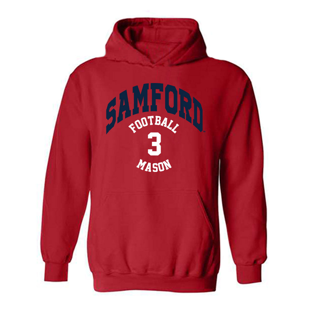 Samford - NCAA Football : E. Jai Mason - Classic Fashion Shersey Hooded Sweatshirt