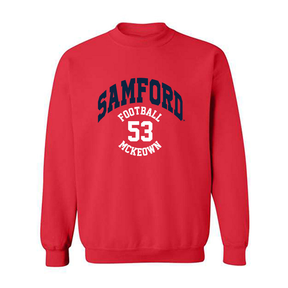 Samford - NCAA Football : Kaden McKeown - Classic Fashion Shersey Crewneck Sweatshirt-0