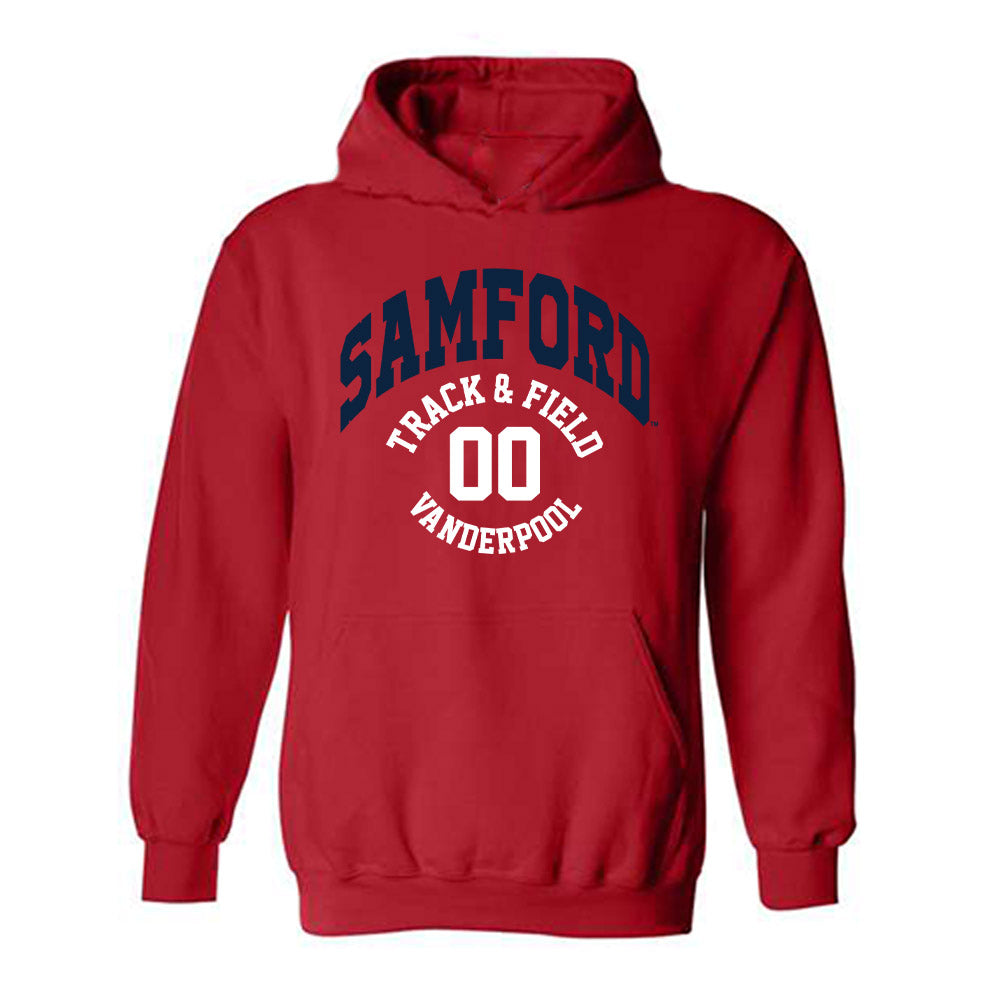 Samford - NCAA Men's Track & Field : Brenden Vanderpool - Classic Fashion Shersey Hooded Sweatshirt-0