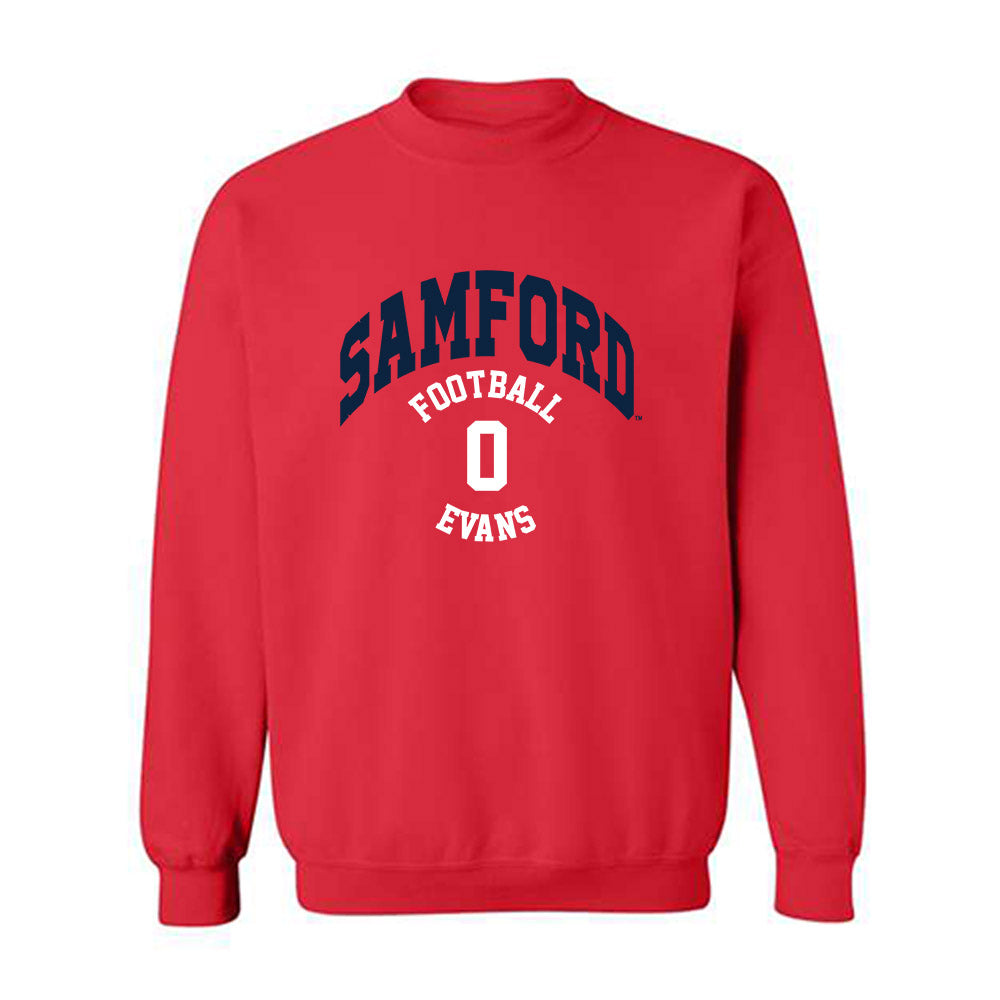Samford - NCAA Football : Cj Evans - Classic Fashion Shersey Crewneck Sweatshirt-0