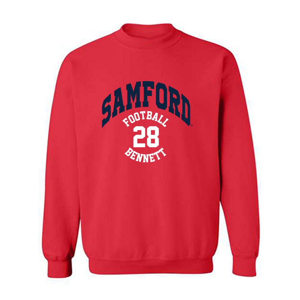 Samford - NCAA Football : Jonathan Bennett - Classic Fashion Shersey Crewneck Sweatshirt