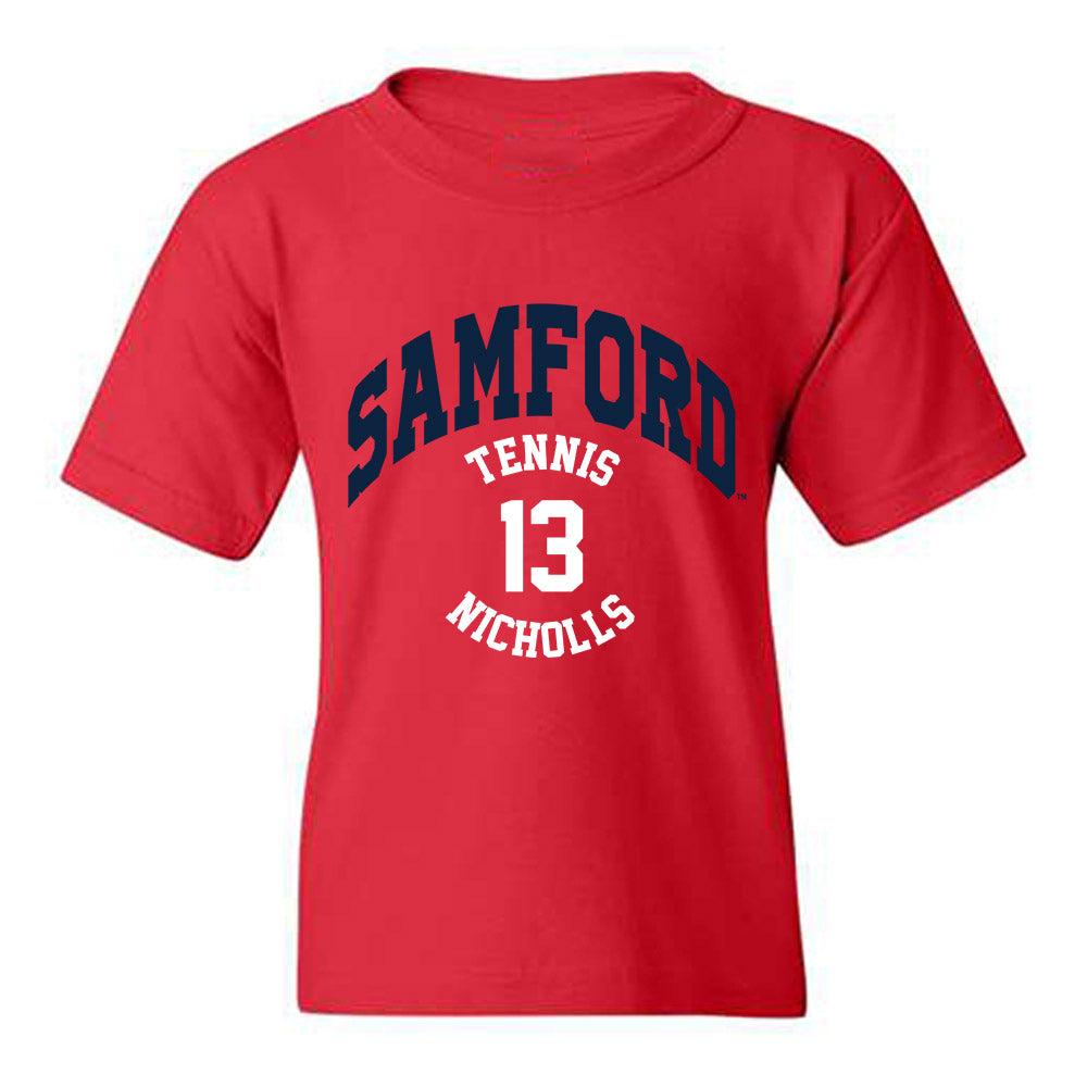 Samford - NCAA Men's Tennis : Darcy Nicholls - Classic Fashion Shersey Youth T-Shirt-0