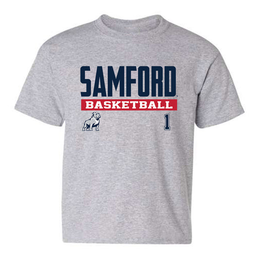 Samford - NCAA Men's Basketball : Joshua Holloway - Classic Fashion Shersey Youth T-Shirt