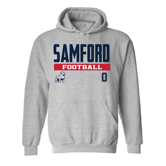 Samford - NCAA Football : Cj Evans - Classic Fashion Shersey Hooded Sweatshirt-0