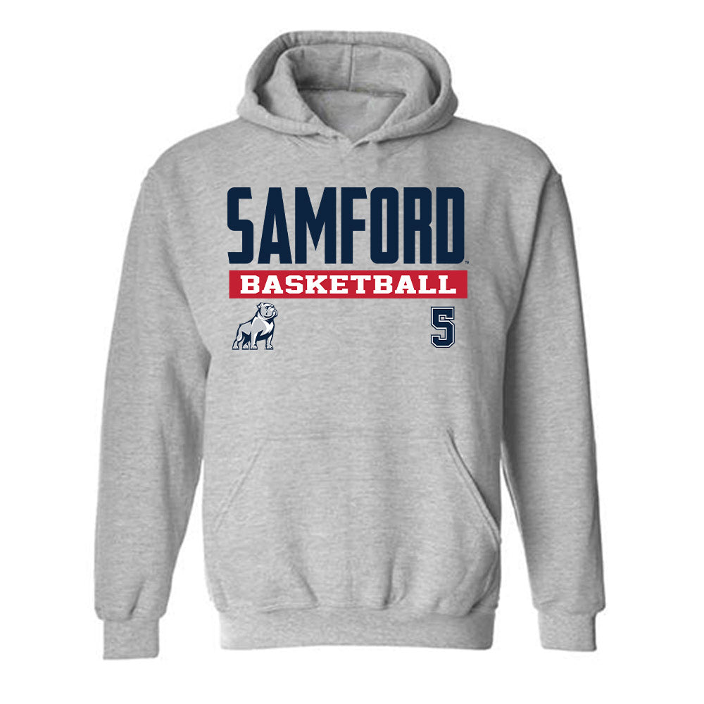 Samford - NCAA Women's Basketball : Francie Morris - Classic Fashion Shersey Hooded Sweatshirt-0