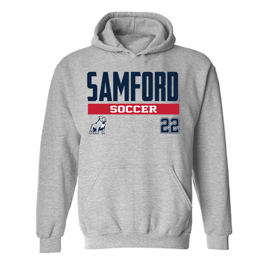 Samford - NCAA Women's Soccer : Brooklyn Miller - Classic Fashion Shersey Hooded Sweatshirt