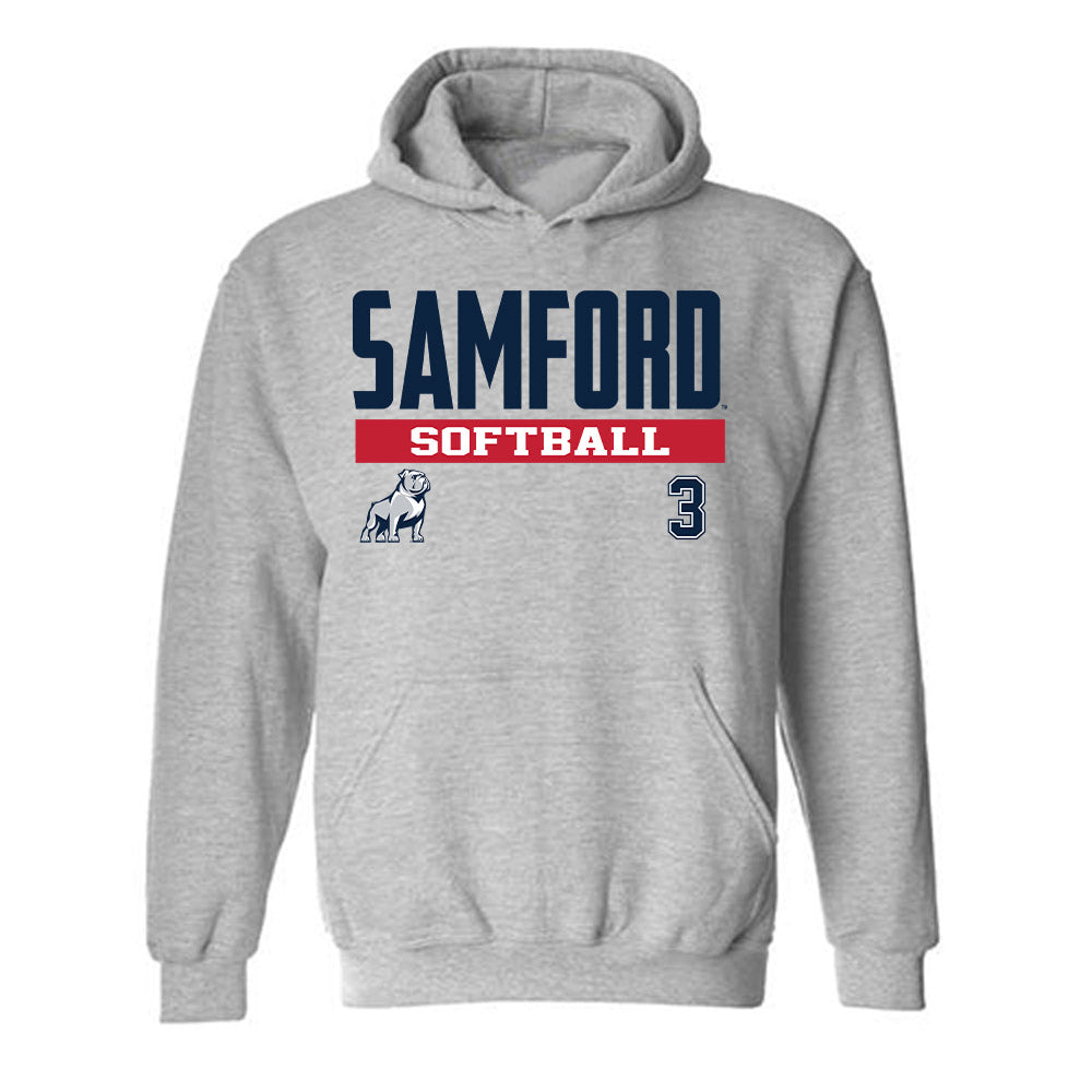 Samford - NCAA Softball : Addison Smith - Classic Fashion Shersey Hooded Sweatshirt