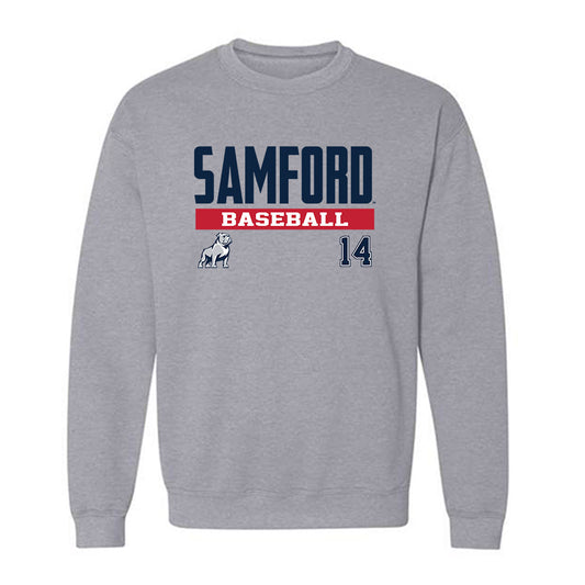 Samford - NCAA Baseball : Angelo Prieto - Classic Fashion Shersey Crewneck Sweatshirt