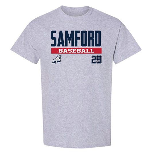 Samford - NCAA Baseball : Heath Clevenger - Classic Fashion Shersey T-Shirt-0