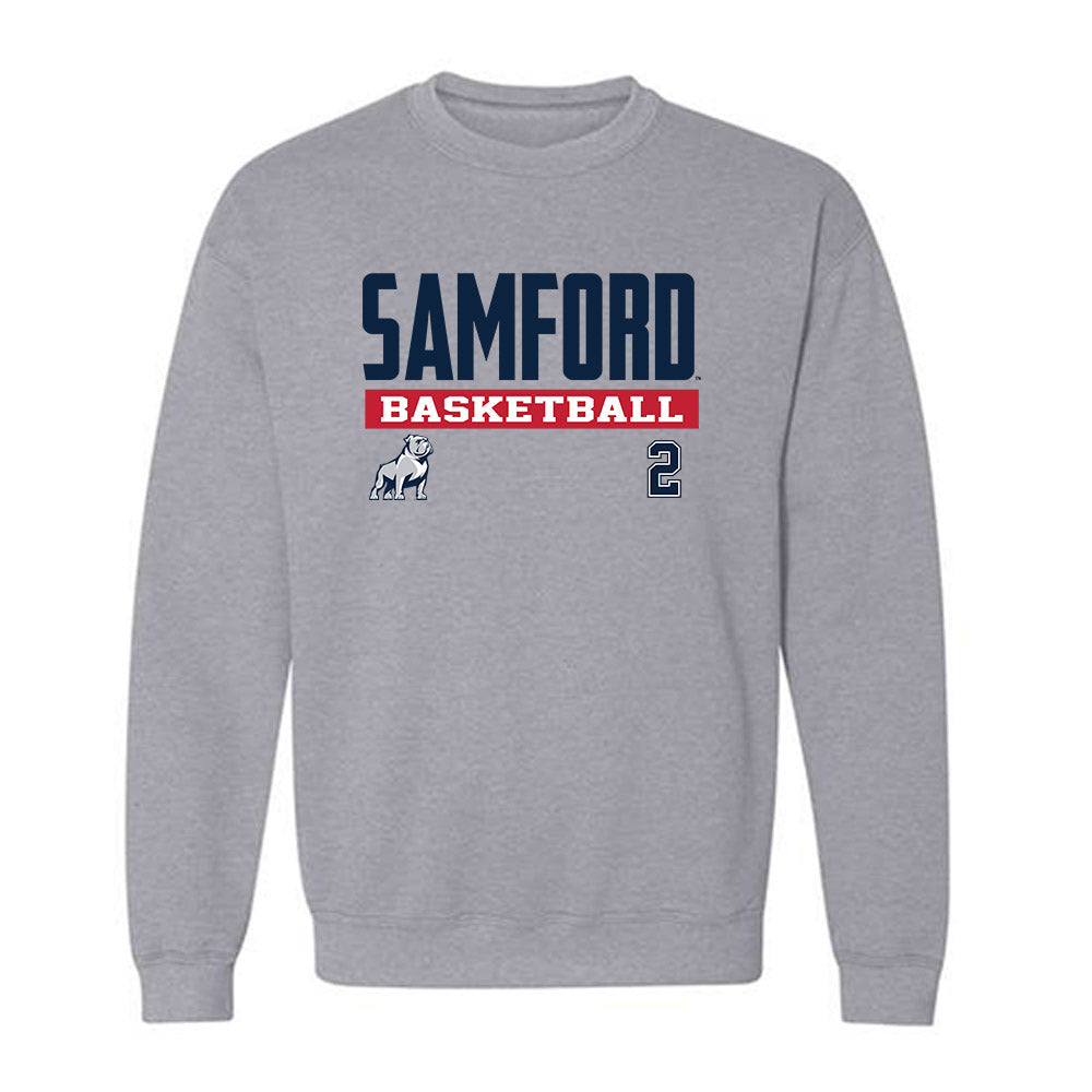 Samford - NCAA Women's Basketball : Avary Brewer - Classic Fashion Shersey Crewneck Sweatshirt-0