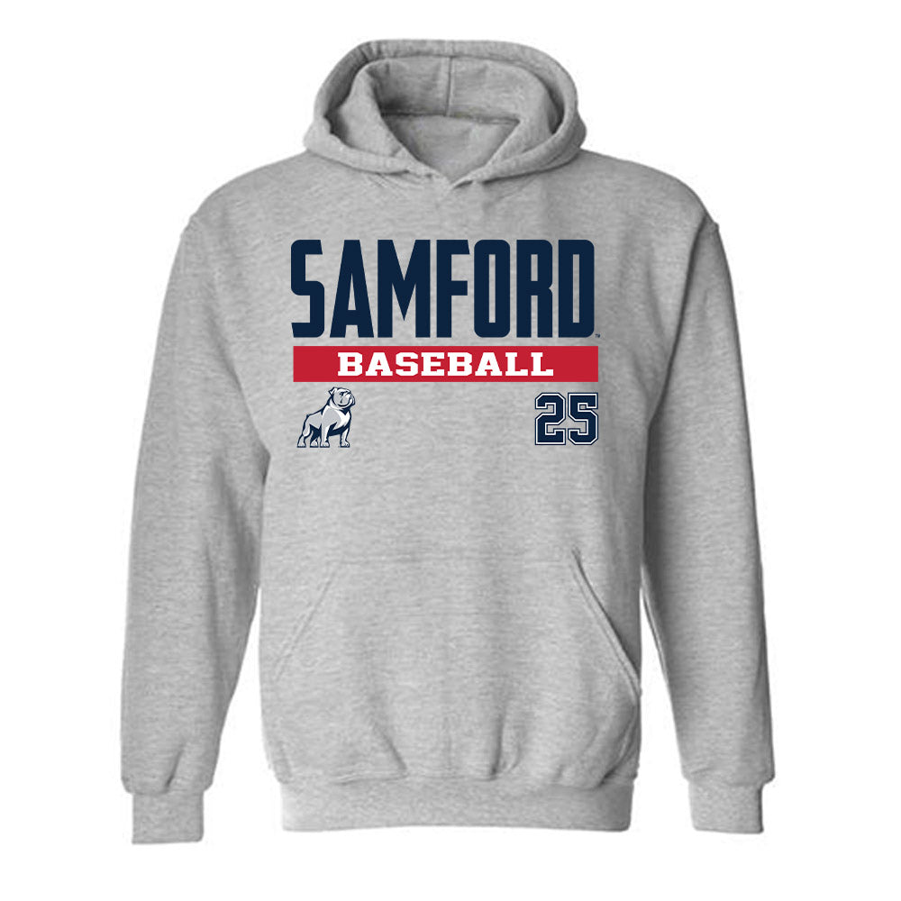 Samford - NCAA Baseball : Joseph Lee - Classic Fashion Shersey Hooded Sweatshirt-0