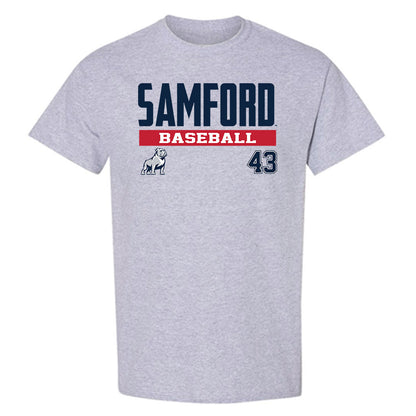 Samford - NCAA Baseball : Bodie Vail - Classic Fashion Shersey T-Shirt-1