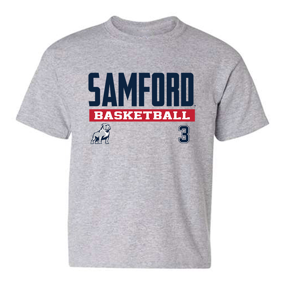 Samford - NCAA Men's Basketball : Trey Fort - Classic Fashion Shersey Youth T-Shirt-1