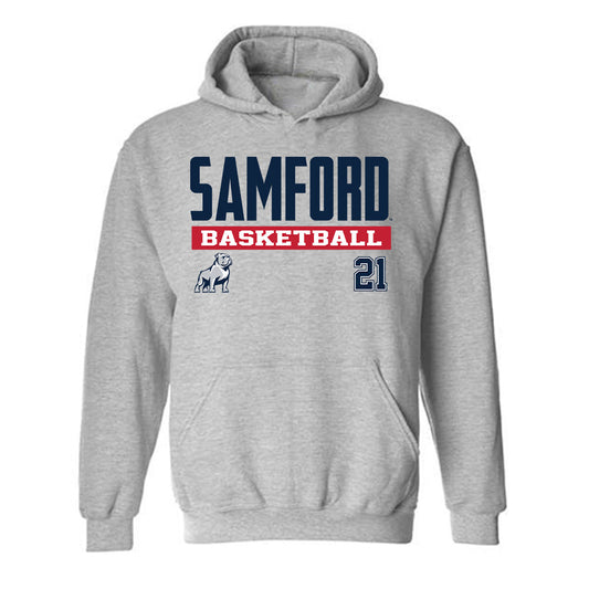 Samford - NCAA Women's Basketball : Kylee Lewandowski - Classic Fashion Shersey Hooded Sweatshirt-0