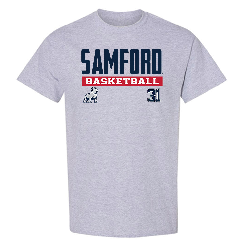 Samford - NCAA Men's Basketball : Joshua Hughes - Classic Fashion Shersey T-Shirt