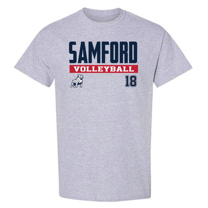 Samford - NCAA Women's Volleyball : Sophia Plasman - Classic Fashion Shersey T-Shirt-0
