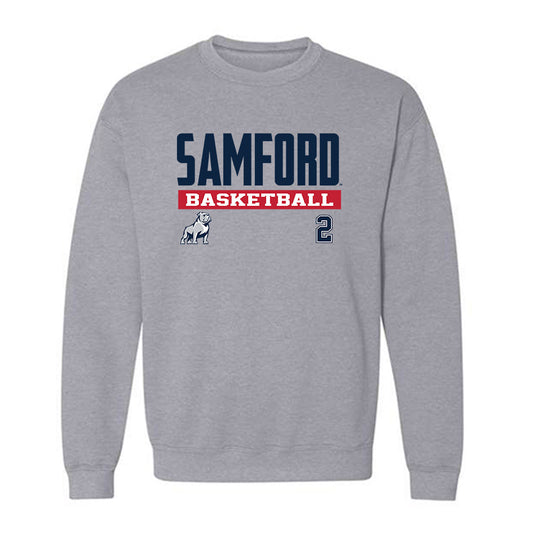 Samford - NCAA Men's Basketball : Lukas Walls - Classic Fashion Shersey Crewneck Sweatshirt