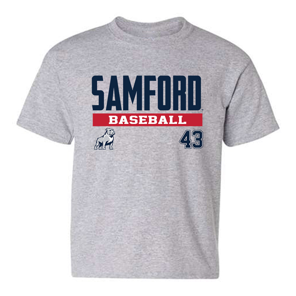 Samford - NCAA Baseball : Bodie Vail - Classic Fashion Shersey Youth T-Shirt-1