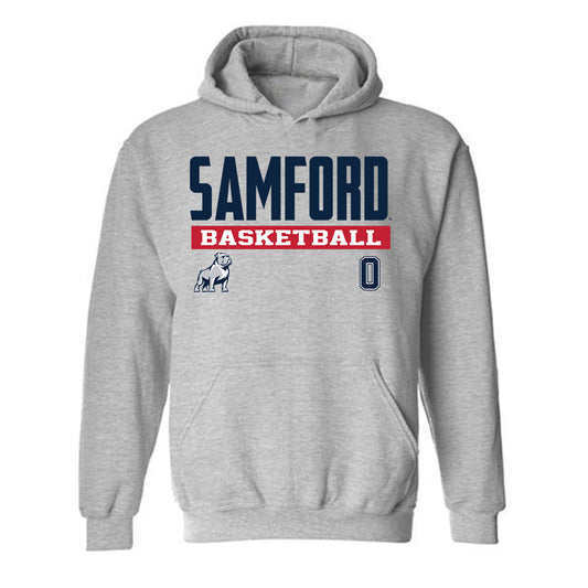 Samford - NCAA Men's Basketball : Isaiah Campbell-Finch - Classic Fashion Shersey Hooded Sweatshirt-0