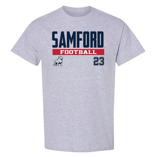 Samford - NCAA Football : David Theado - Classic Fashion Shersey T-Shirt-0