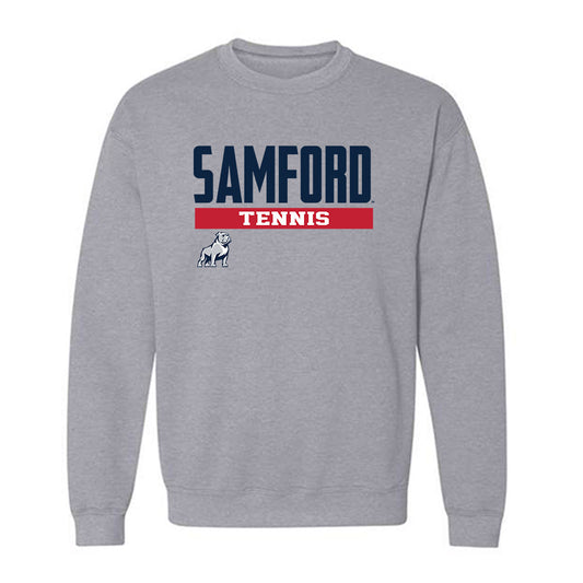 Samford - NCAA Men's Tennis : Parker Free - Classic Fashion Shersey Crewneck Sweatshirt-0