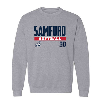 Samford - NCAA Softball : Ella Nelson - Classic Fashion Shersey Crewneck Sweatshirt-0