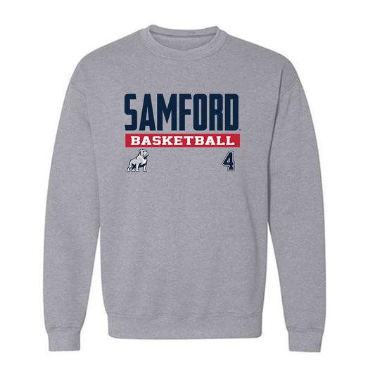 Samford - NCAA Men's Basketball : Judson Bjornstad - Classic Fashion Shersey Crewneck Sweatshirt-0