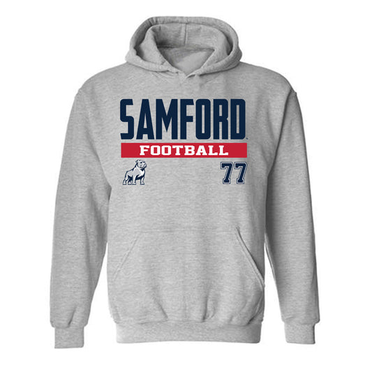 Samford - NCAA Football : Zach Brown - Classic Fashion Shersey Hooded Sweatshirt