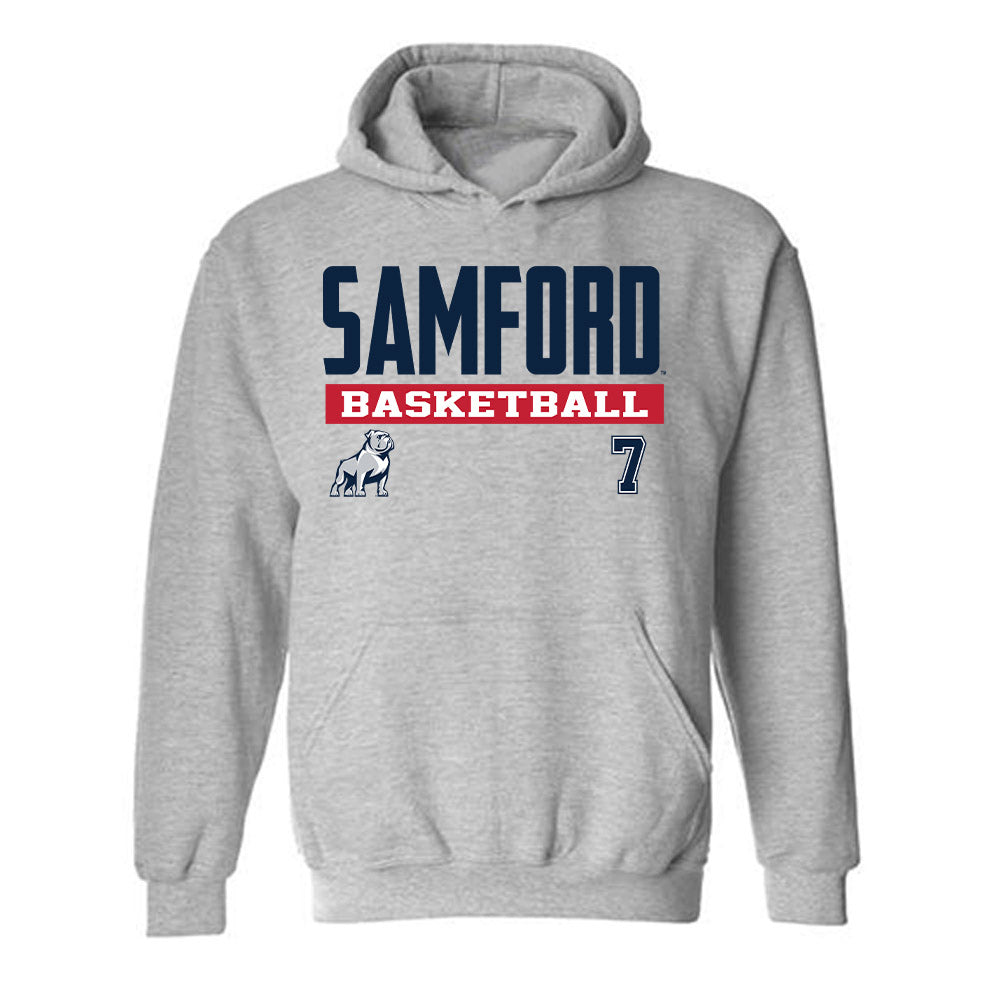 Samford - NCAA Men's Basketball : Paul Stramaglia - Classic Fashion Shersey Hooded Sweatshirt