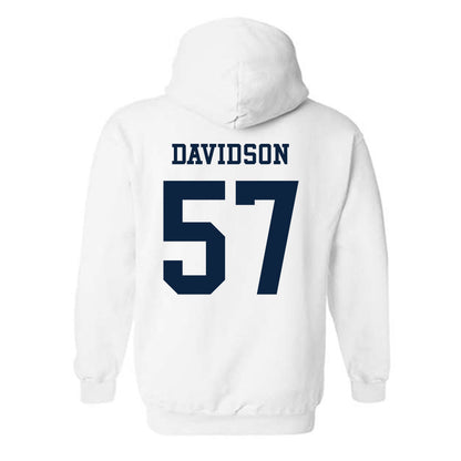 Samford - NCAA Football : Web Davidson - Classic Fashion Shersey Hooded Sweatshirt-1