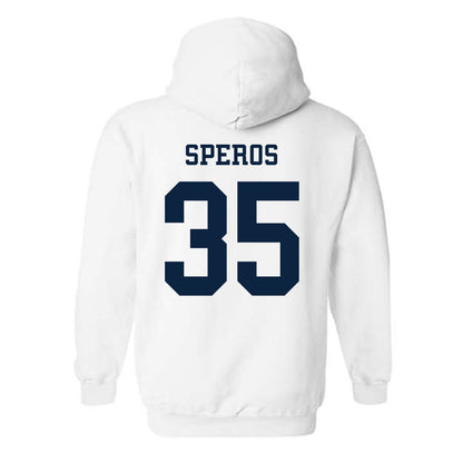 Samford - NCAA Football : Nick Speros - Classic Fashion Shersey Hooded Sweatshirt-1