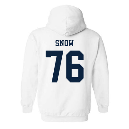 Samford - NCAA Football : Michael Snow - Classic Fashion Shersey Hooded Sweatshirt-1