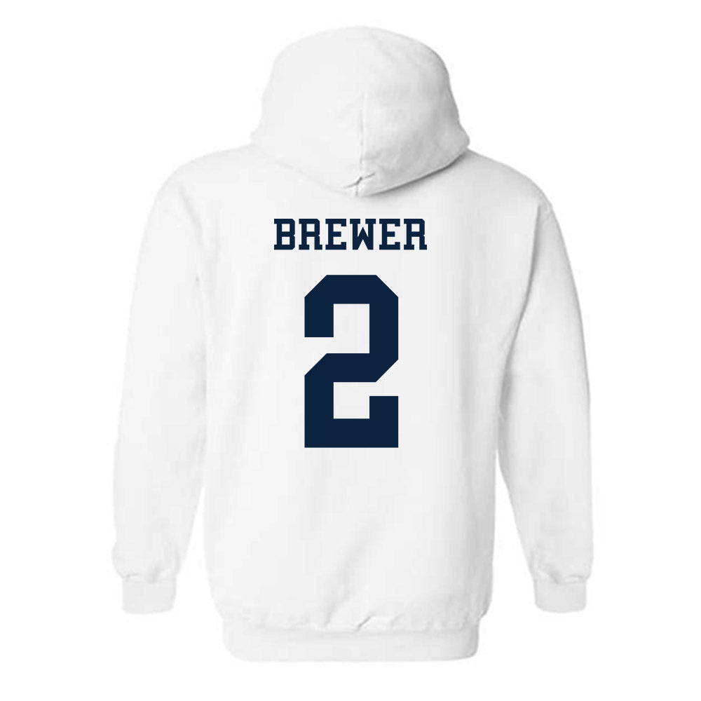 Samford - NCAA Women's Basketball : Avary Brewer - Classic Fashion Shersey Hooded Sweatshirt-1