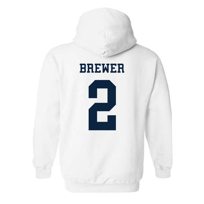 Samford - NCAA Women's Basketball : Avary Brewer - Classic Fashion Shersey Hooded Sweatshirt-1