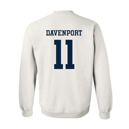 Samford - NCAA Men's Basketball : Cooper Davenport - Classic Fashion Shersey Crewneck Sweatshirt-1