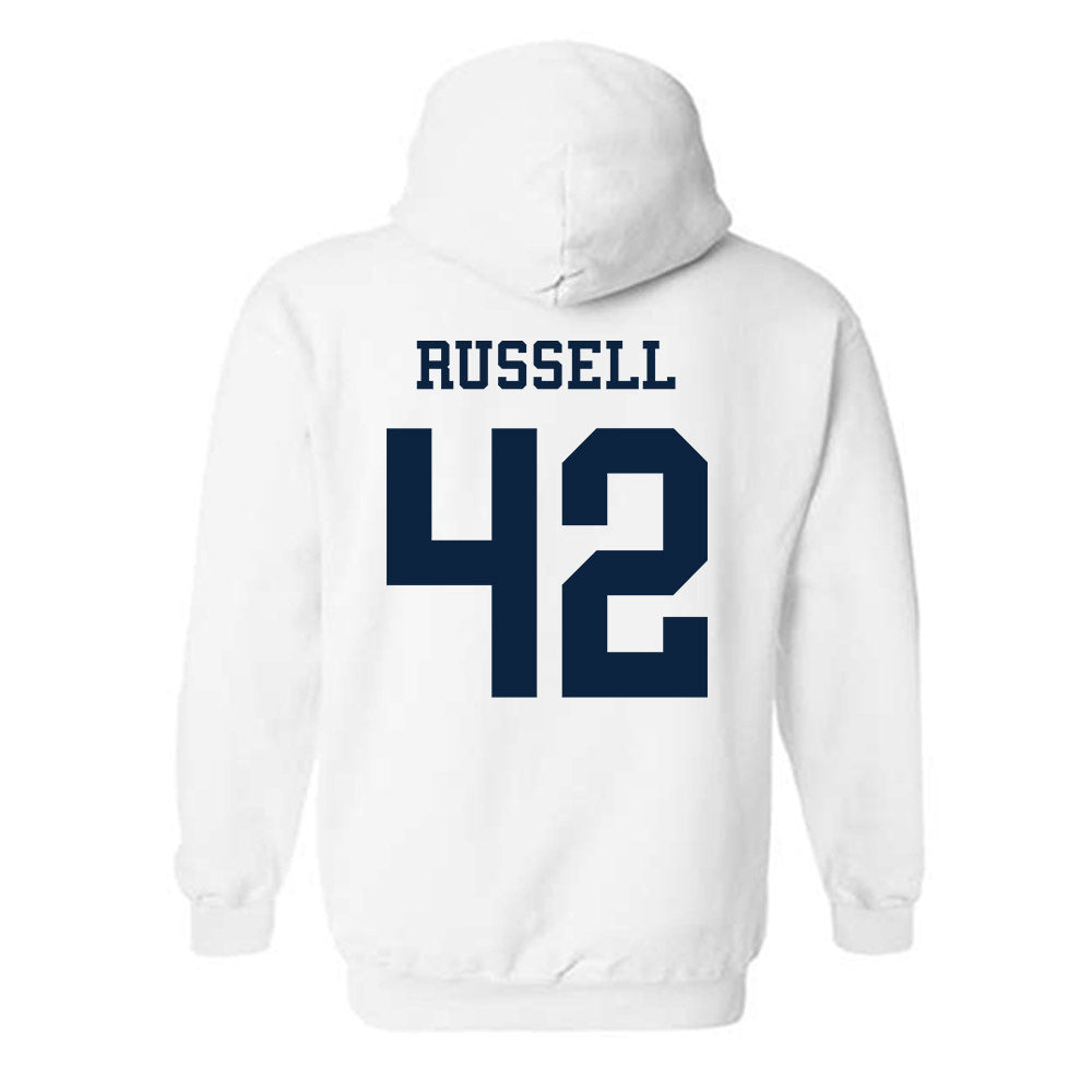 Samford - NCAA Football : Jordan Russell - Classic Fashion Shersey Hooded Sweatshirt-1