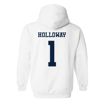 Samford - NCAA Men's Basketball : Joshua Holloway - Classic Fashion Shersey Hooded Sweatshirt-1