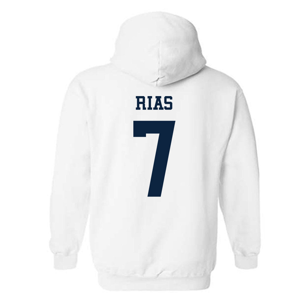 Samford - NCAA Football : Dj Rias - Classic Fashion Shersey Hooded Sweatshirt-1