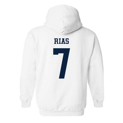 Samford - NCAA Football : Dj Rias - Classic Fashion Shersey Hooded Sweatshirt-1