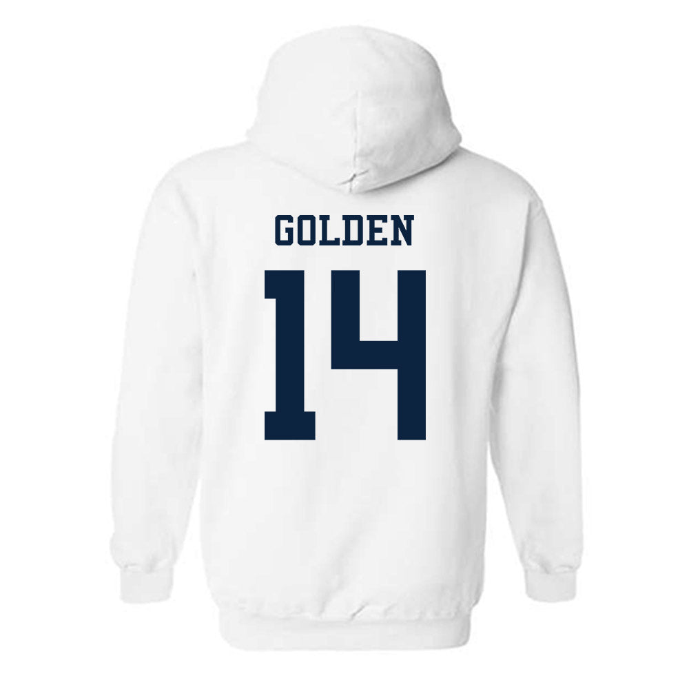Samford - NCAA Women's Volleyball : Greer Golden - Classic Fashion Shersey Hooded Sweatshirt-1