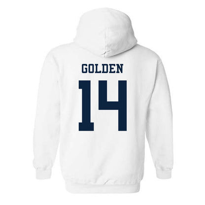Samford - NCAA Women's Volleyball : Greer Golden - Classic Fashion Shersey Hooded Sweatshirt-1