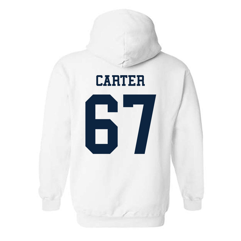 Samford - NCAA Football : Nate Carter - Classic Fashion Shersey Hooded Sweatshirt-1